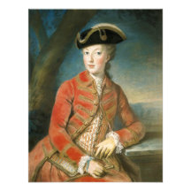 Marie Antoinette dans le vêtement de chasse par Kr Invitations