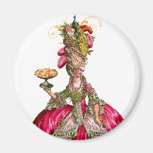 Marie Antoinette et aimant de paon
