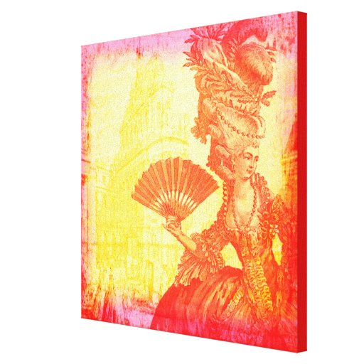 Marie Antoinette et copie de toile de Versailles d Toiles Tendues