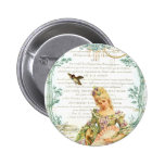 Marie Antoinette et moineau Badges