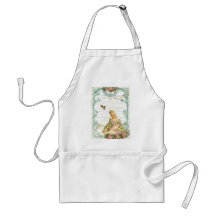 Marie Antoinette et moineau Tablier