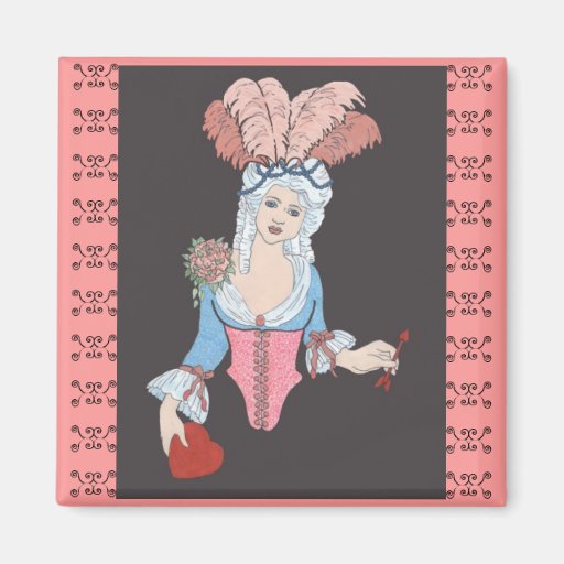 Marie vintage magnets pour réfrigérateur