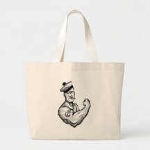 MARIN AVEC LE TATOUAGE D'ANCRE SAC FOURRE-TOUT