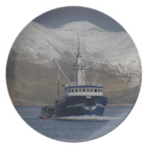 Marin de Bristol, bateau de pêche de crabe dans le Assiette Pour Soirée