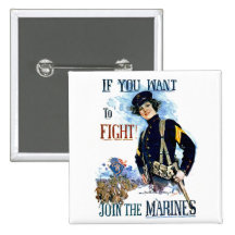 Marines Pin's Avec Agrafe