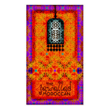 Marocain orné de bijoux exotique de la CHROMATOGRA Modèles De Cartes De Visite