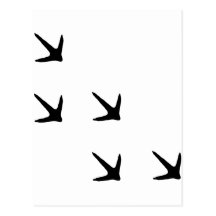marque-oiseau cartes postales