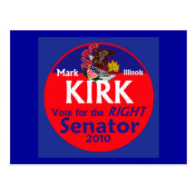 Marquez la carte postale de sénat de KIRK