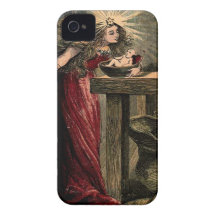 Marraine gâteau vintage coques Case-Mate iPhone 4
