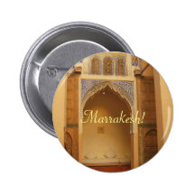 Marrakech, Maroc Pin's Avec Agrafe