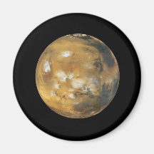 Mars !  Une belle image de l'espace.  LA NASA Magnets