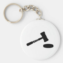 Marteau de juge porte-clés