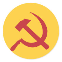 marteau et faucille de l'URSS de cccp autocollants