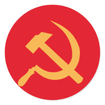 marteau et faucille de l'URSS de cccp autocollants