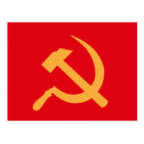 marteau et faucille de l'URSS de cccp cartes postales