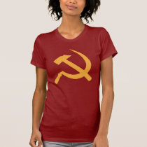 marteau et faucille de l'URSS de cccp t-shirts