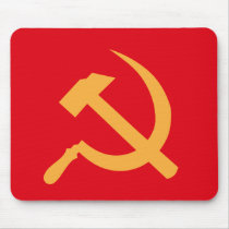 marteau et faucille de l'URSS de cccp tapis de souris
