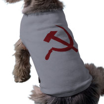 marteau et faucille de l'URSS de cccp vêtements pour animaux domestiques