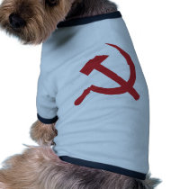 marteau et faucille de l'URSS de cccp vêtements pour animaux domestiques