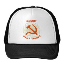 Marteau et faucille soviétiques 2 d'armée rouge casquettes de camionneur