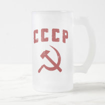 marteau vintage et faucille de l'URSS de cccp tasses
