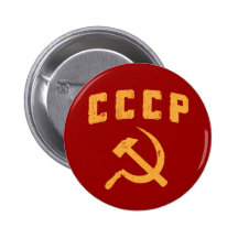 marteau vintage et faucille de l'URSS de Russe de  Badges Avec Agrafe