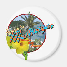 martinique2 magnets pour réfrigérateur