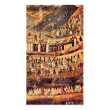 Martyres chrétiens de carte classée par portefeuil cartes de visite personnelles