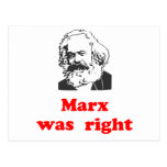 marx était #2 droit cartes postales