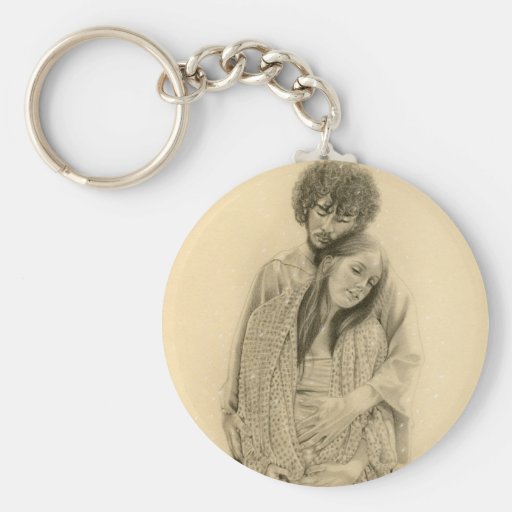 Mary et Joseph Keychain Porte-clé