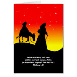 Mary et Joseph, vers d'écriture sainte de bible Cartes