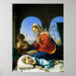Mary, Jésus, et affiche de Jean-Baptist