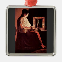 Mary Magdalene par Georges de La Tour Décoration Pour Sapin De Noël