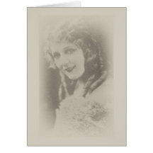 Mary Pickford, actrice de cinéma muet dans l'antiq Carte