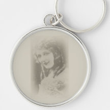 Mary Pickford, actrice de cinéma muet dans l'antiq Porte-clefs