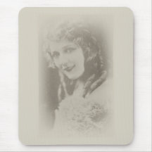 Mary Pickford, actrice de cinéma muet dans l'antiq Tapis De Souris