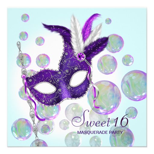 Mascarade bleue turquoise de sweet sixteen de bull bristol