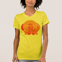 Mascotte de casse-cou t-shirts