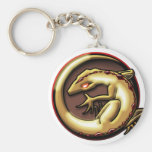 Mascotte Keychain de basilic Porte-clés
