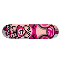 Mascotte mignonne skateboards