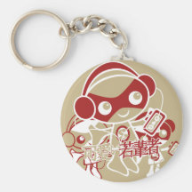 Mascotte stéréo porte-clef