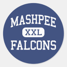 Mashpee - Falcons - haut - Mashpee le Massachusett Adhésifs