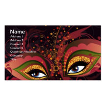 masque de garcya cartes de visite professionnelles