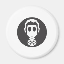 Masque de gaz de Mythbusters Aimants Pour Réfrigérateur