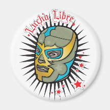 Masque de lutte mexicain de Lucha Libre Aimants