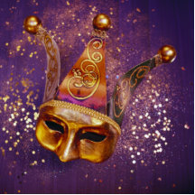 Masque décoratif de partie découpage en acrylique
