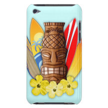 Masque et planches de surf de Tiki Étui Barely There iPod