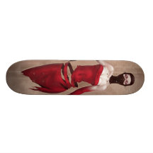 Masqué se démêlant le panneau de patin illustré pa planches à roulettes