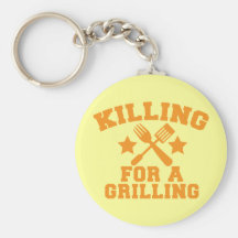 MASSACRE POUR A GRILLANT la conception de BBQ Porte-clef