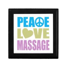 Massage d'amour de paix boîtes à souvenirs